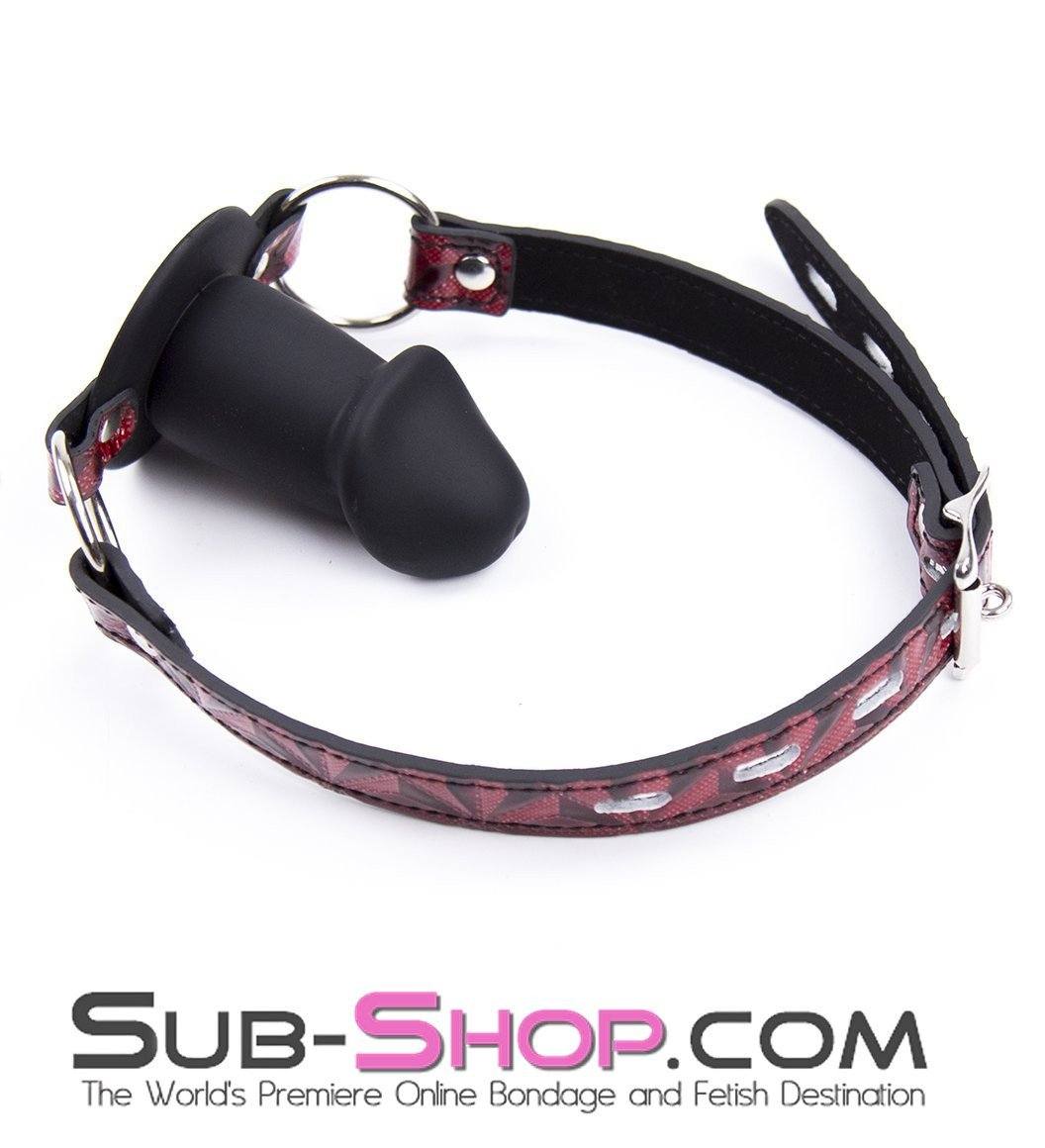 Locking Red Silicone Penis Gag | BDSM Bondage Gear | Sub-Shop– Sub-Shop  Bondage and Fetish Superstore