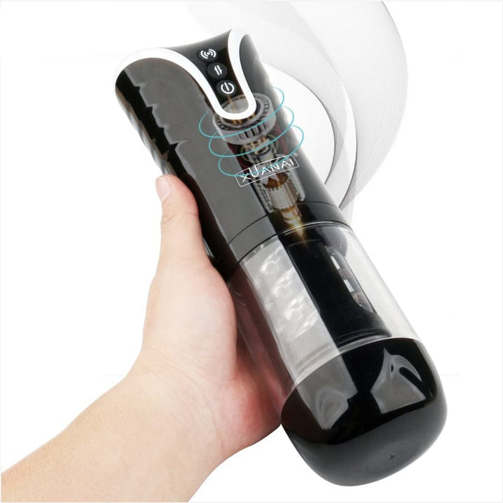 0201M Realistic Blowjob Thrusting Automatic Rechargeable Waterproof Multifunction Masturbator with Voice Masturbator , Sub-Shop.com Bondage and Fetish Superstore