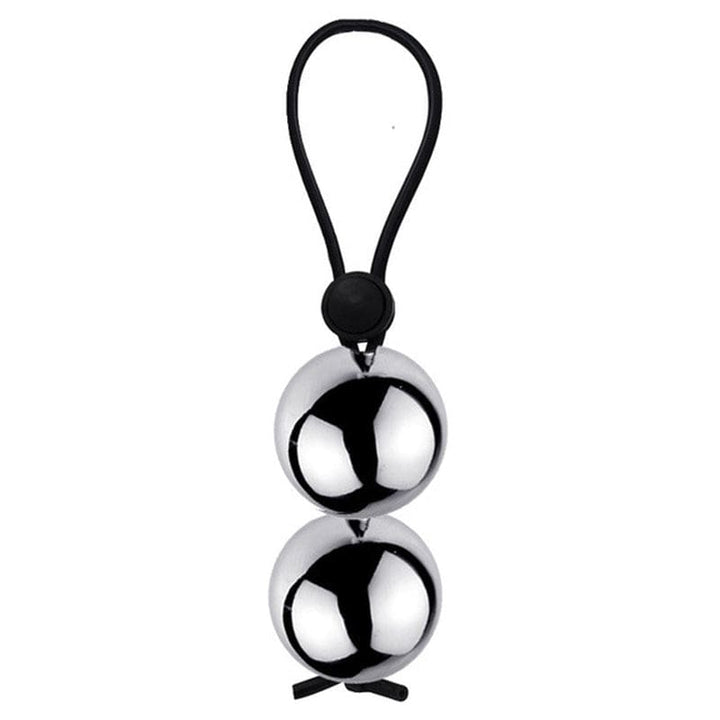 0233M Weighted Male Pelvic Floor Trainer & Stamina Enhancer Cock & Ball Strap Medium - Two Weighted Balls , Sub-Shop.com Bondage and Fetish Superstore