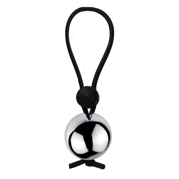 0233M Weighted Male Pelvic Floor Trainer & Stamina Enhancer Cock & Ball Strap Small - One Weighted Ball , Sub-Shop.com Bondage and Fetish Superstore