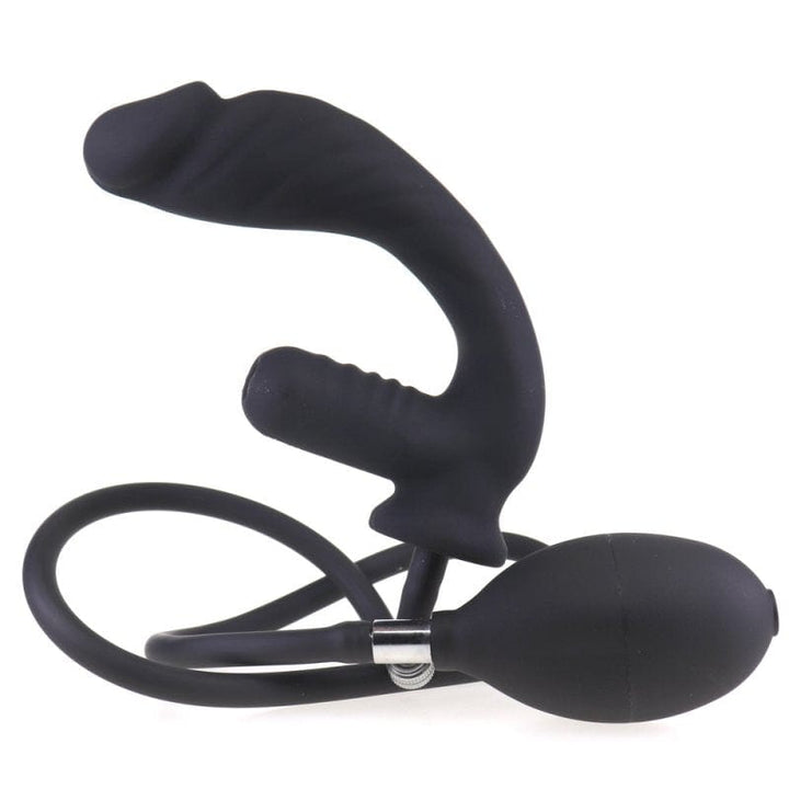 0312M 10 Function Inflatable Rechargeable Waterproof G-Spot / P-Spot Vibrator Anal Toys , Sub-Shop.com Bondage and Fetish Superstore