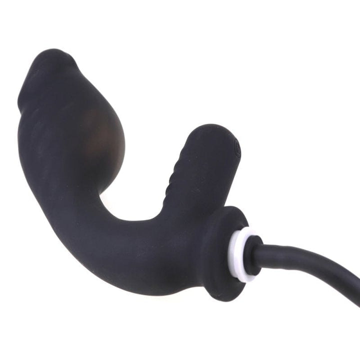 0312M 10 Function Inflatable Rechargeable Waterproof G-Spot / P-Spot Vibrator Anal Toys , Sub-Shop.com Bondage and Fetish Superstore