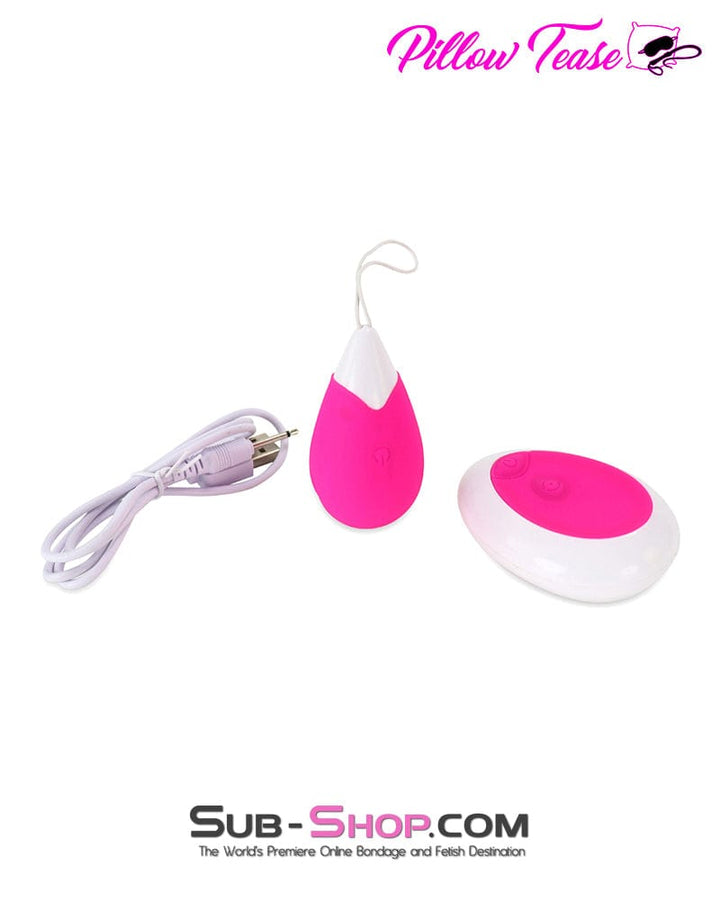 0321M      Rechargeable Sweetheart Pink Wireless Vibrating Sex Egg Vibrators   , Sub-Shop.com Bondage and Fetish Superstore