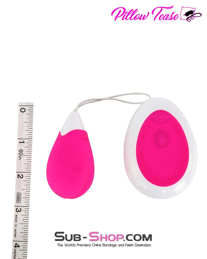 0321M      Rechargeable Sweetheart Pink Wireless Vibrating Sex Egg Vibrators   , Sub-Shop.com Bondage and Fetish Superstore