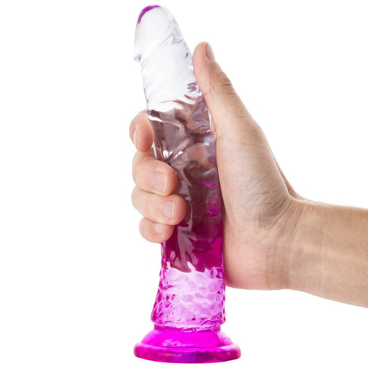 0348M Crystal Amethyst Dual-Tone Jelly Dildo Dildo , Sub-Shop.com Bondage and Fetish Superstore