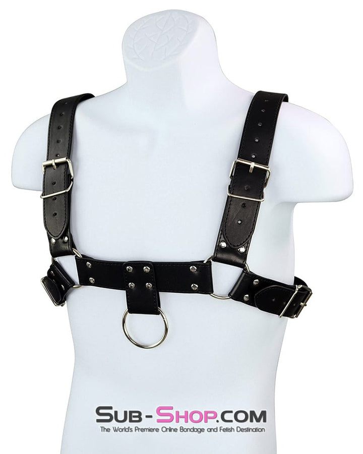 0389DL-SIS      Sissy Bondage Chest Harness with Front Lead Ring Sissy   , Sub-Shop.com Bondage and Fetish Superstore