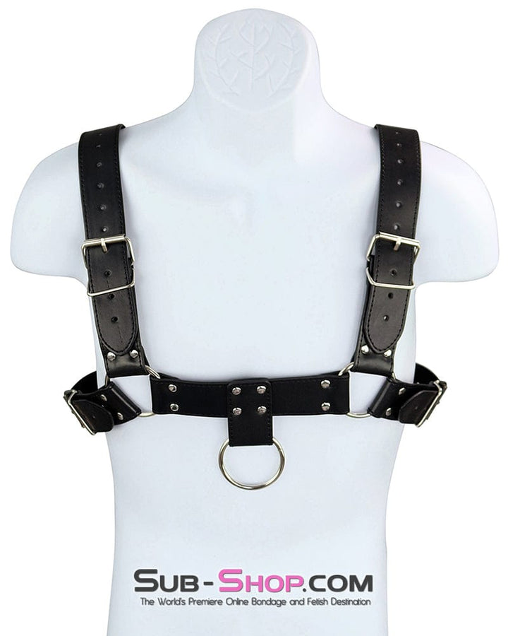 0389DL-SIS      Sissy Bondage Chest Harness with Front Lead Ring Sissy   , Sub-Shop.com Bondage and Fetish Superstore