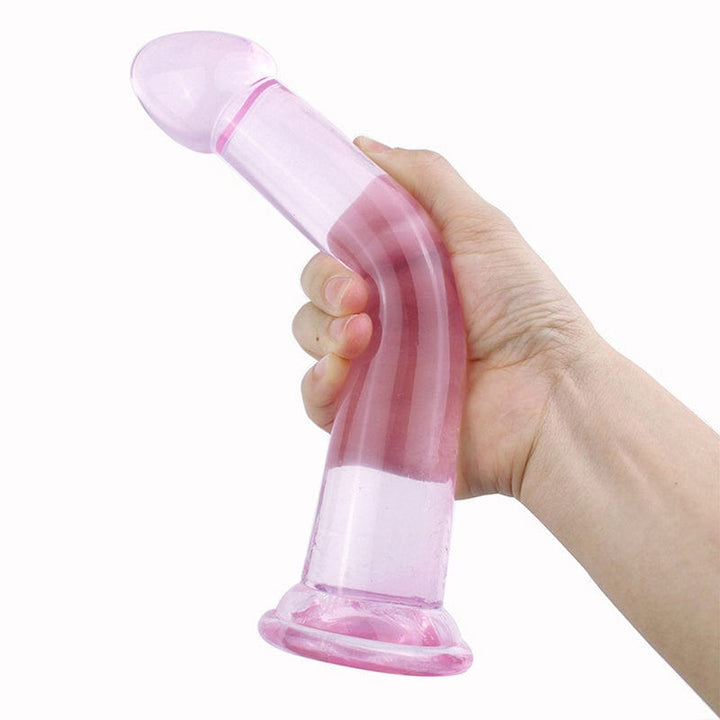 0439M Crystal Suction Cup Base Anal Dildo Dildo , Sub-Shop.com Bondage and Fetish Superstore