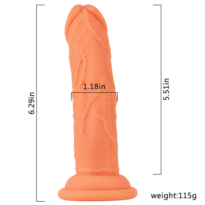 0457M G-Spot Lifelike 6.3” Silicone Suction Cup Dildo Dildo , Sub-Shop.com Bondage and Fetish Superstore