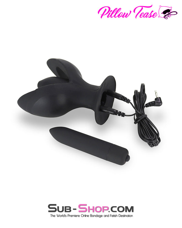 0499M      Electro-Stimulation Vibrating Expanding Butt Plug Trainer Butt Plug   , Sub-Shop.com Bondage and Fetish Superstore