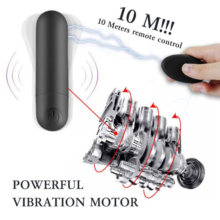 0562M 10 Function Remote Bullet Vibrator and Lace Panty Vibrators , Sub-Shop.com Bondage and Fetish Superstore