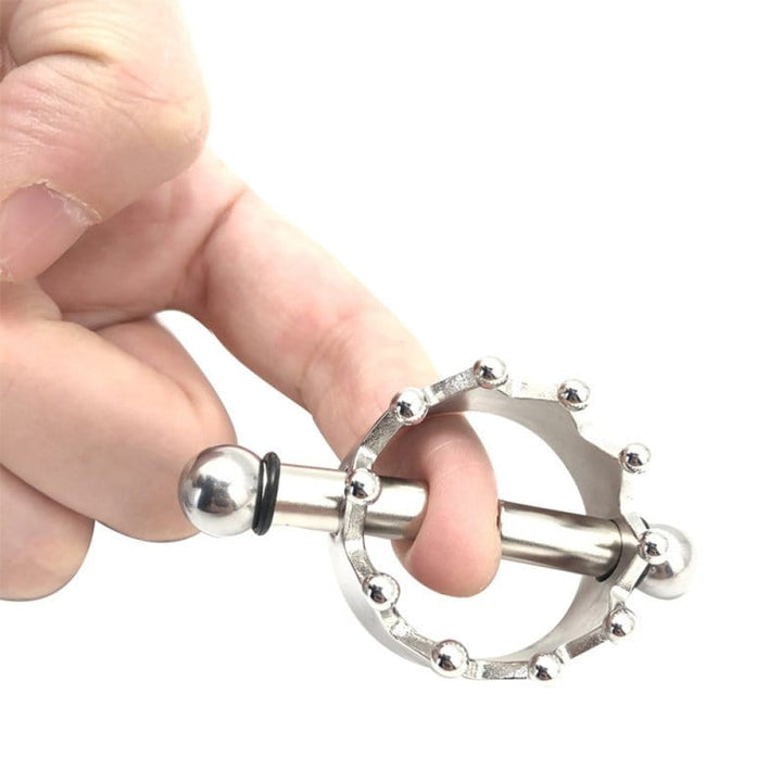 0575M Crown Magnetic Sheild Nipple Clamps Nipple Clamp , Sub-Shop.com Bondage and Fetish Superstore