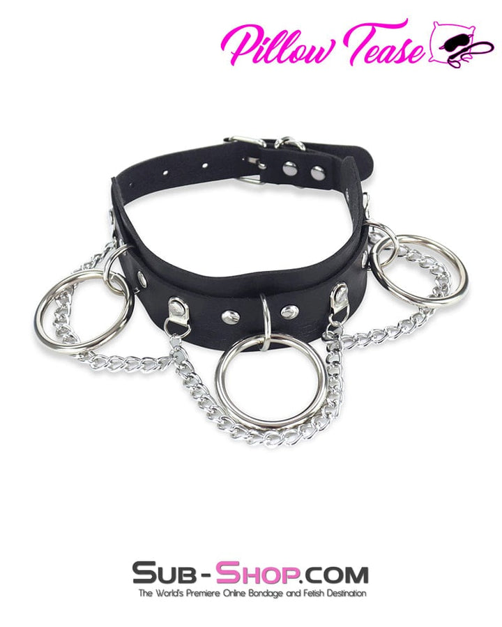 0838DL      Slave Dancer Chained Bondage Collar Collar   , Sub-Shop.com Bondage and Fetish Superstore