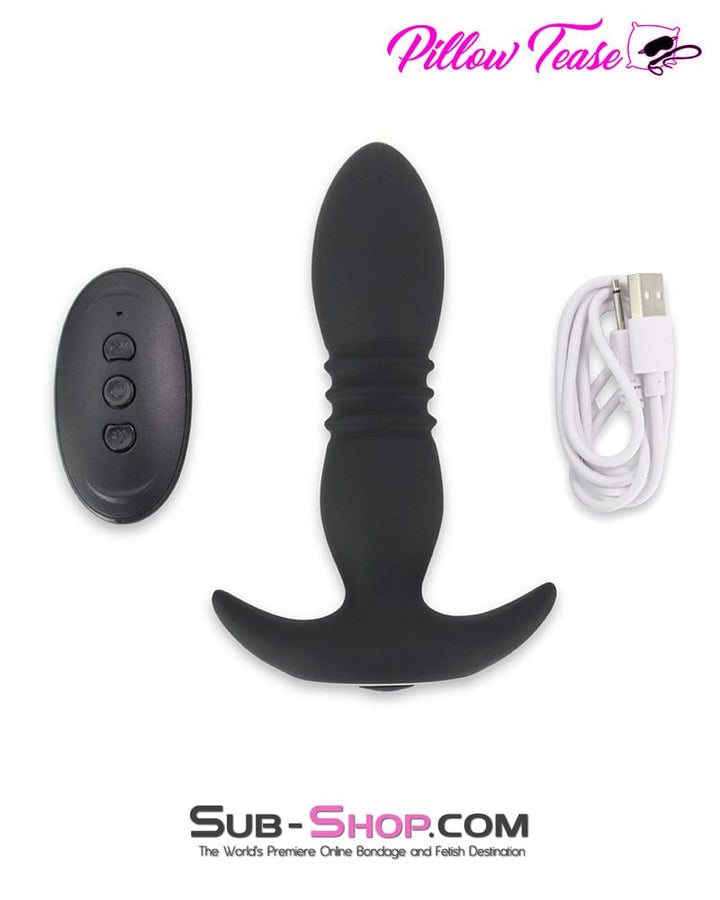 1690M      7 Thrusting + 7 Vibrating Functions Rechargeable Remote Control Anal Vibrator Anal Toys   , Sub-Shop.com Bondage and Fetish Superstore