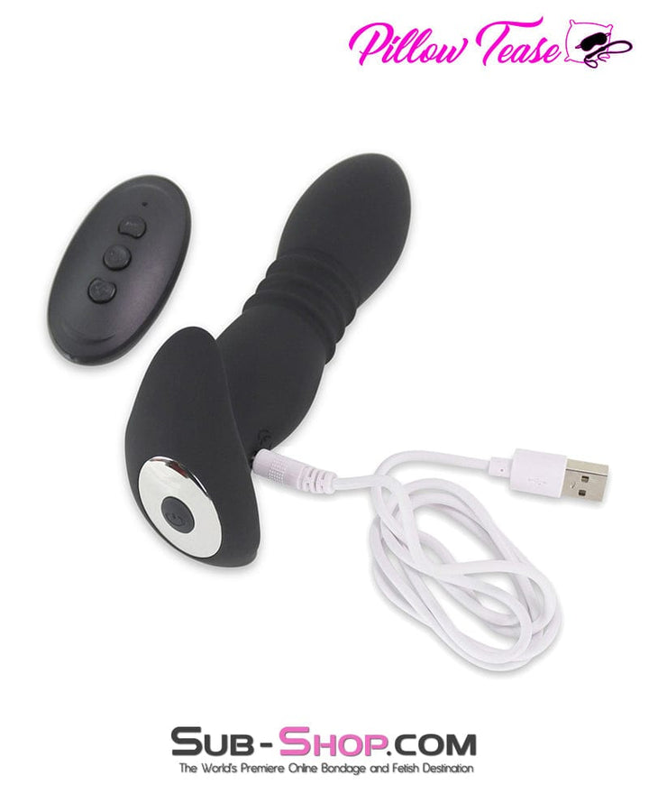 1690M      7 Thrusting + 7 Vibrating Functions Rechargeable Remote Control Anal Vibrator Anal Toys   , Sub-Shop.com Bondage and Fetish Superstore