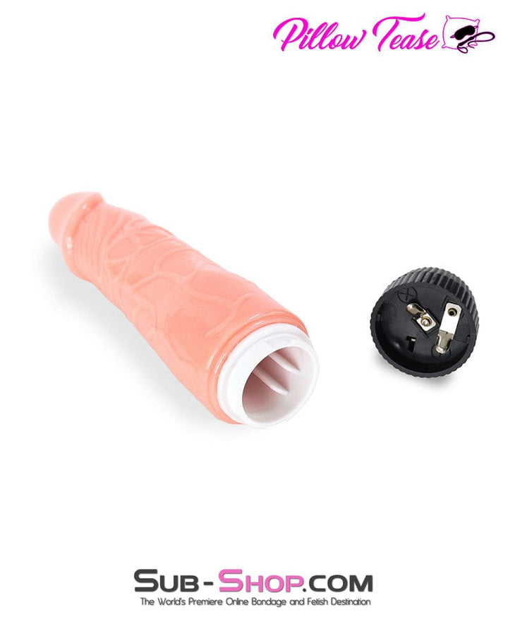 2348M      Realistic 7" Vibrating Dildo Dildo   , Sub-Shop.com Bondage and Fetish Superstore