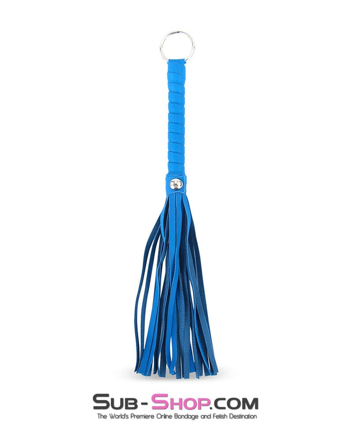 2429MQ      <b>BOGO!</b> Tantric Blue Mini Flogger Whip   , Sub-Shop.com Bondage and Fetish Superstore