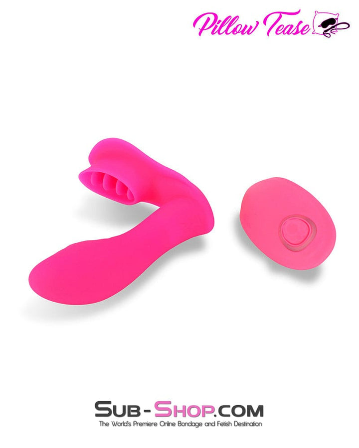 2495M      Silicone 10 Function Remote Control Waterproof G-Spot Vibrator with Licker Vibrators   , Sub-Shop.com Bondage and Fetish Superstore