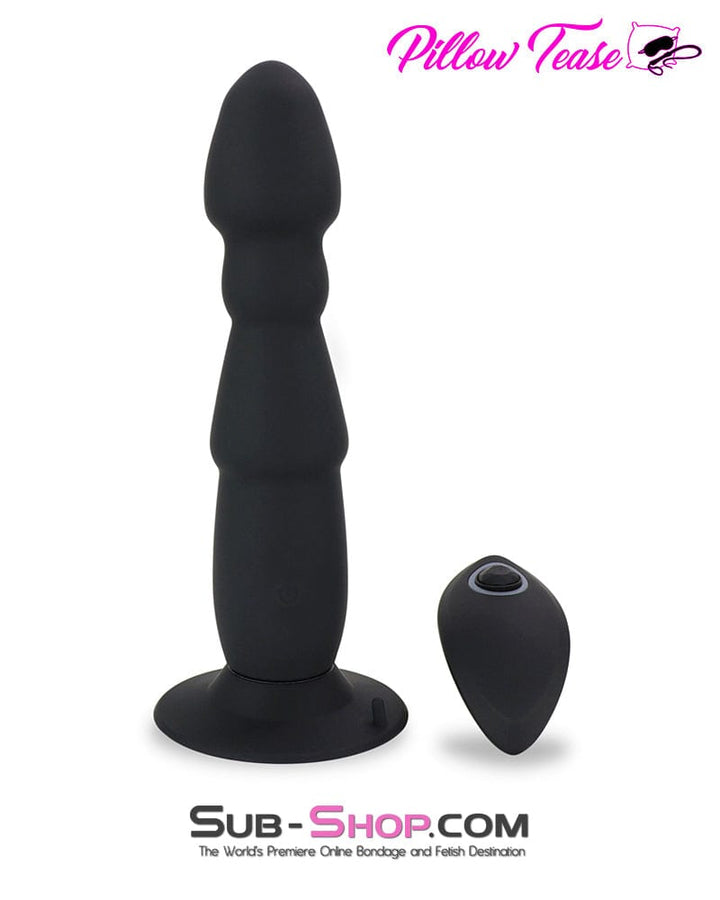 3505M      Remote Control Rechargeable Vibrating Silicone Dildo with Suction Cup Dildo   , Sub-Shop.com Bondage and Fetish Superstore