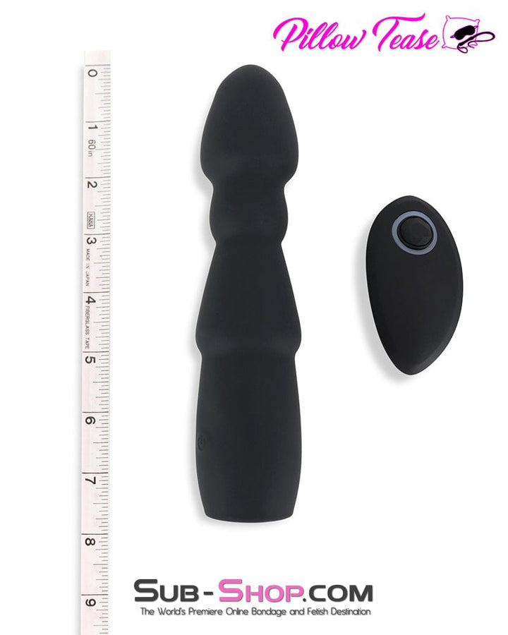 3505M      Remote Control Rechargeable Vibrating Silicone Dildo with Suction Cup Dildo   , Sub-Shop.com Bondage and Fetish Superstore