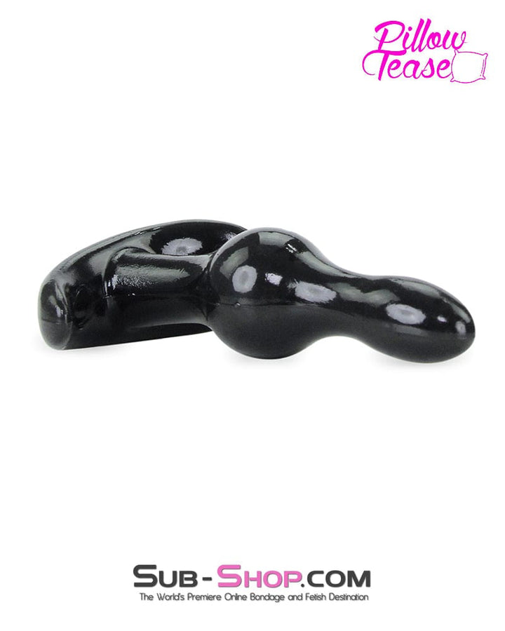 0358E Black Small Balled Beginner Butt Plug Anal Toys , Sub-Shop.com Bondage and Fetish Superstore