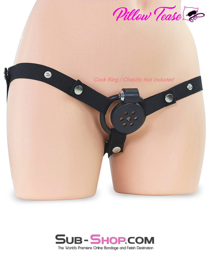 3774DL Black Nylon Chastity Holder Harness Chastity , Sub-Shop.com Bondage and Fetish Superstore