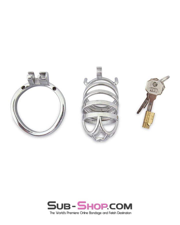 4452M      Rhombic Bend Cock Ring Male Chastity Cock Cage Chastity   , Sub-Shop.com Bondage and Fetish Superstore