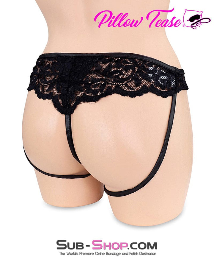 6877DL      Sissy Bimbo Black Lace Forced Feminization Fantasy Mistress Sessions Pouch Man Panties Lingerie   , Sub-Shop.com Bondage and Fetish Superstore