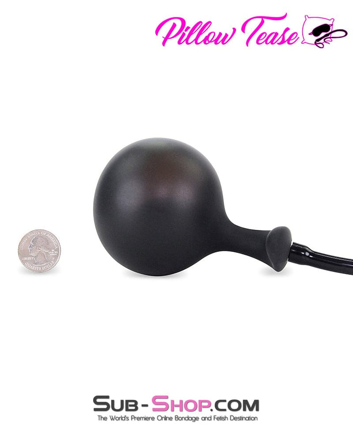 7188M      Inflatable Anal Plug with Metal Vibro Ball Inside Butt Plug   , Sub-Shop.com Bondage and Fetish Superstore