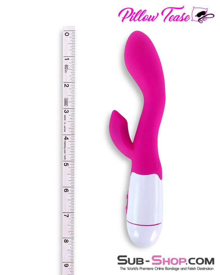 7189M      30 Function Pink Silicone Rabbit Waterproof Vibrator Vibrators   , Sub-Shop.com Bondage and Fetish Superstore