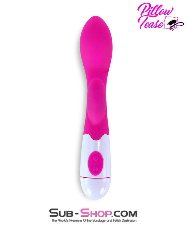 7189M      30 Function Pink Silicone Rabbit Waterproof Vibrator Vibrators   , Sub-Shop.com Bondage and Fetish Superstore