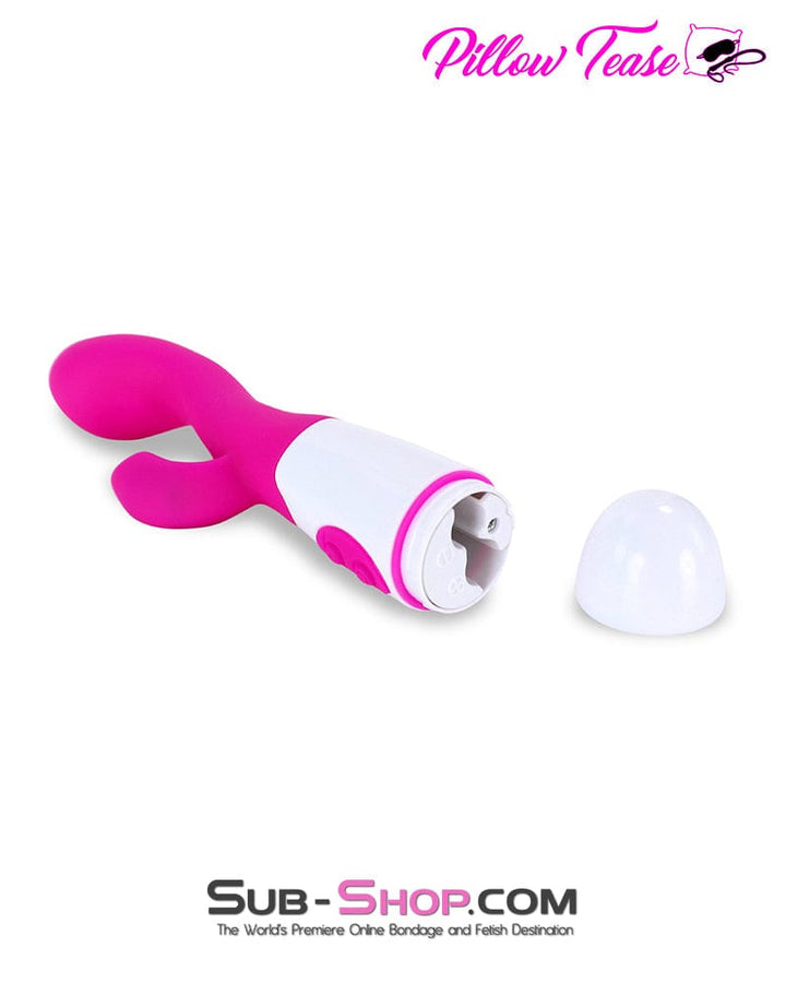 7189M      30 Function Pink Silicone Rabbit Waterproof Vibrator Vibrators   , Sub-Shop.com Bondage and Fetish Superstore