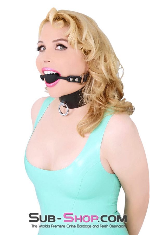 7200A      Black Tie-Up Affair Deluxe Bondage Collar Collar   , Sub-Shop.com Bondage and Fetish Superstore