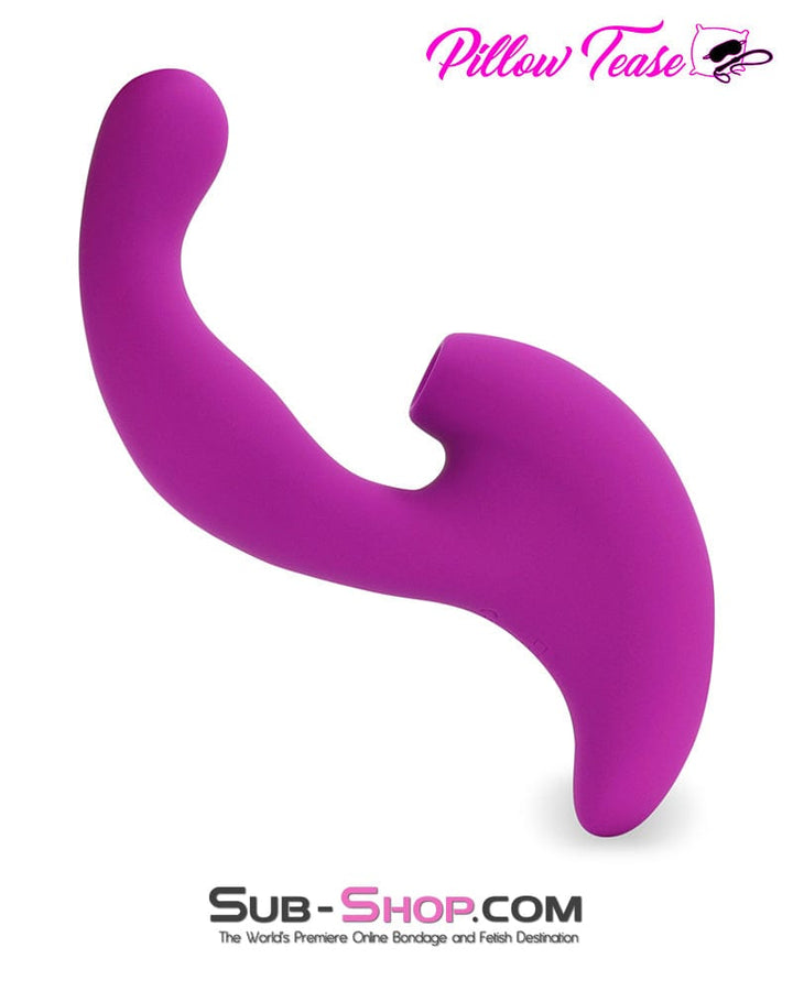 7225M      10 Function Waterproof Silicone Clit Suction G-spot Vibrator Vibrators   , Sub-Shop.com Bondage and Fetish Superstore