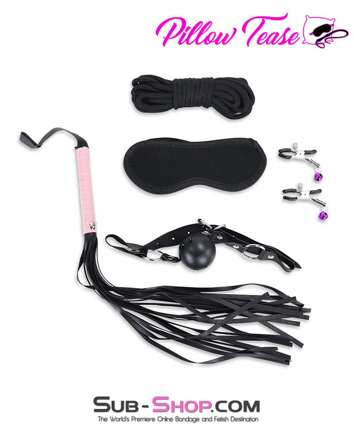 9023DL      8 Pc Purrfectly Pink Plush Bondage Fantasy Set Bondage Set   , Sub-Shop.com Bondage and Fetish Superstore