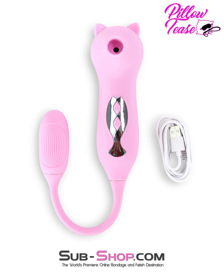 9037M      10 Function 2-In-1 Waterproof Rechargeable Suction Vibrator Vibrators   , Sub-Shop.com Bondage and Fetish Superstore