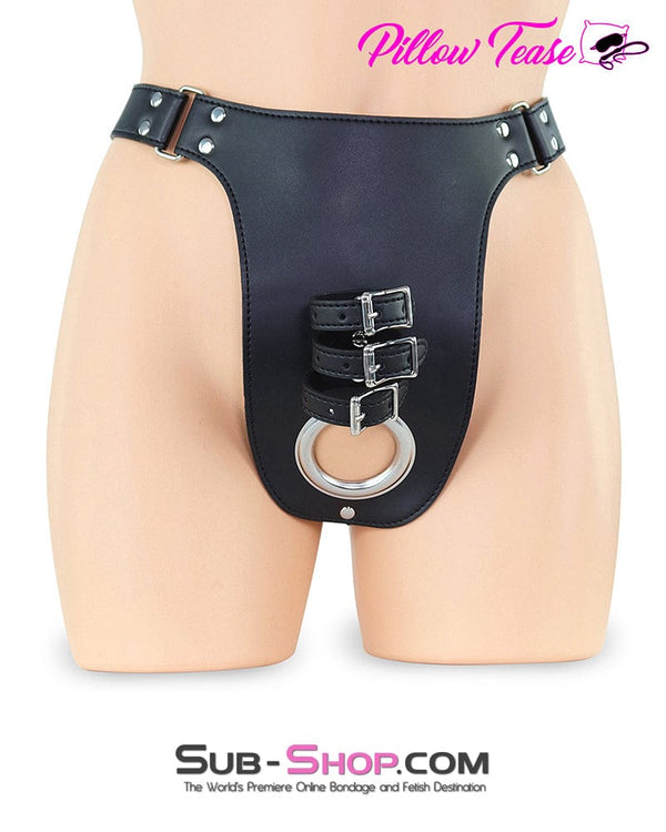 9815M Cock & Balls Penis Straps Restraint Waist Harness Chastity , Sub-Shop.com Bondage and Fetish Superstore