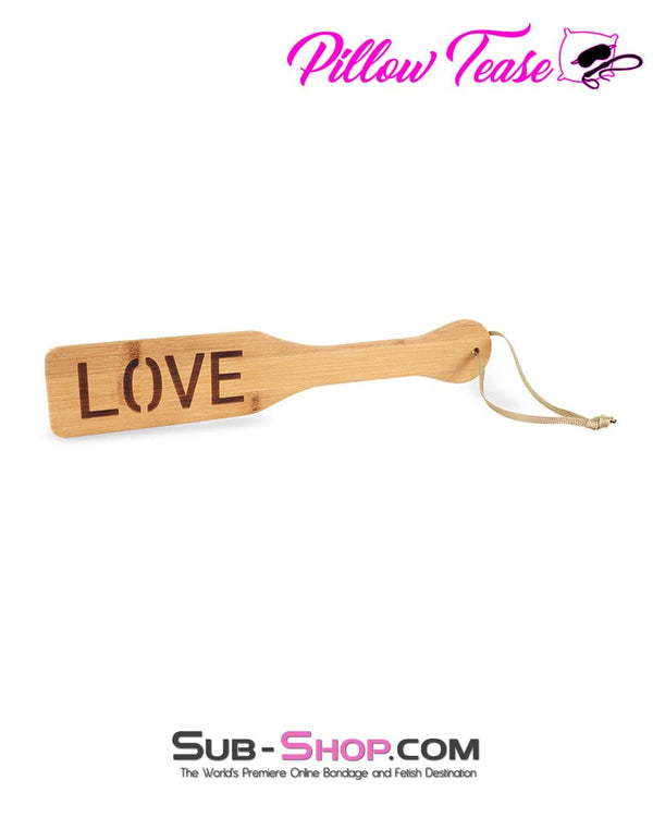 9822DL      Wooden LOVE Paddle - MEGA Deal MEGA Deal   , Sub-Shop.com Bondage and Fetish Superstore