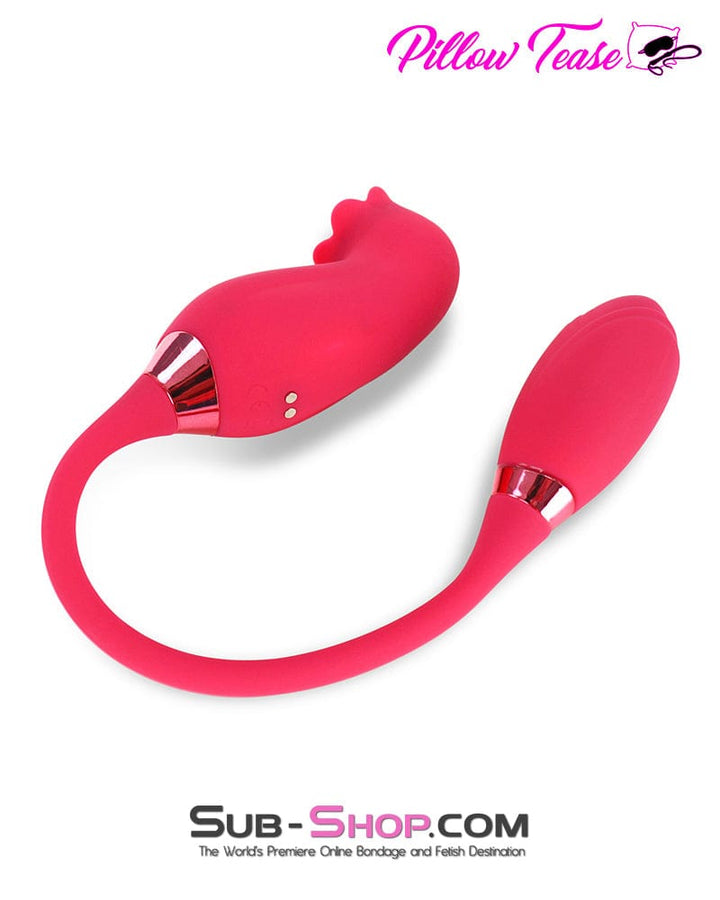 9939M      Double Headed 10 Function Waterproof Rechargeable Suction and Vibrating Bullet Vibrators   , Sub-Shop.com Bondage and Fetish Superstore