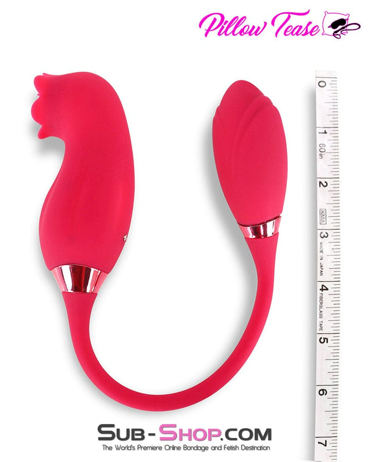 9939M      Double Headed 10 Function Waterproof Rechargeable Suction and Vibrating Bullet Vibrators   , Sub-Shop.com Bondage and Fetish Superstore