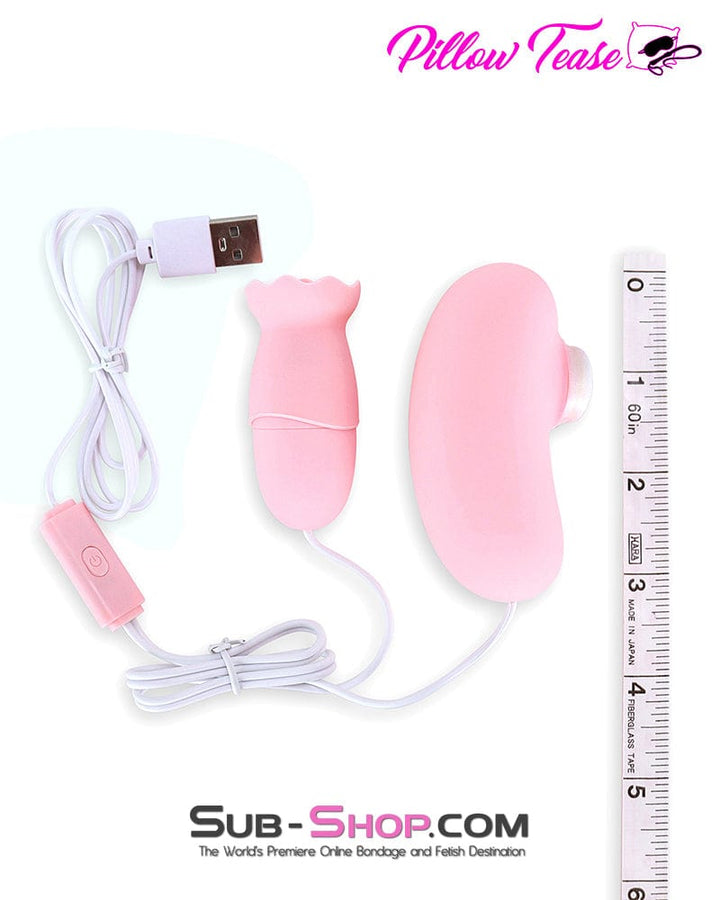 9979M 7 Function Suction and Vibration Bullet Dual Ended Pleaser Vibrators , Sub-Shop.com Bondage and Fetish Superstore