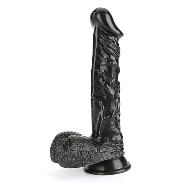 9989M Midnight Obsession BIG 8.85" Realistic Black PVC Dildo Dildo , Sub-Shop.com Bondage and Fetish Superstore