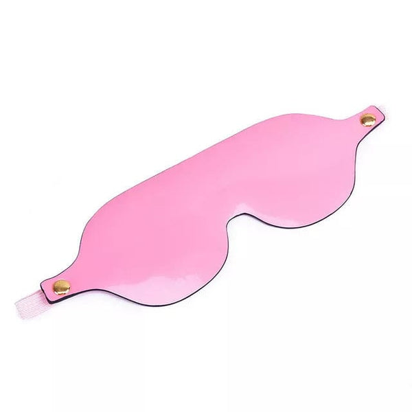 0300DL      Shiny Pink Patent Eye Mask Blindfold Blindfold   , Sub-Shop.com Bondage and Fetish Superstore