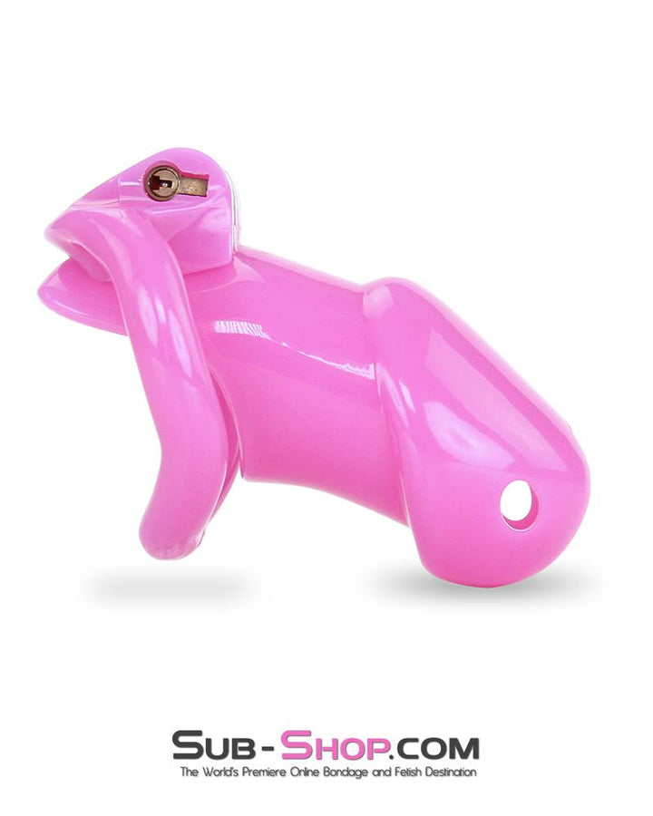 0395AE      Hot Pink Head High Security Male Chastity Sensation Device - MEGA Deal MEGA Deal   , Sub-Shop.com Bondage and Fetish Superstore