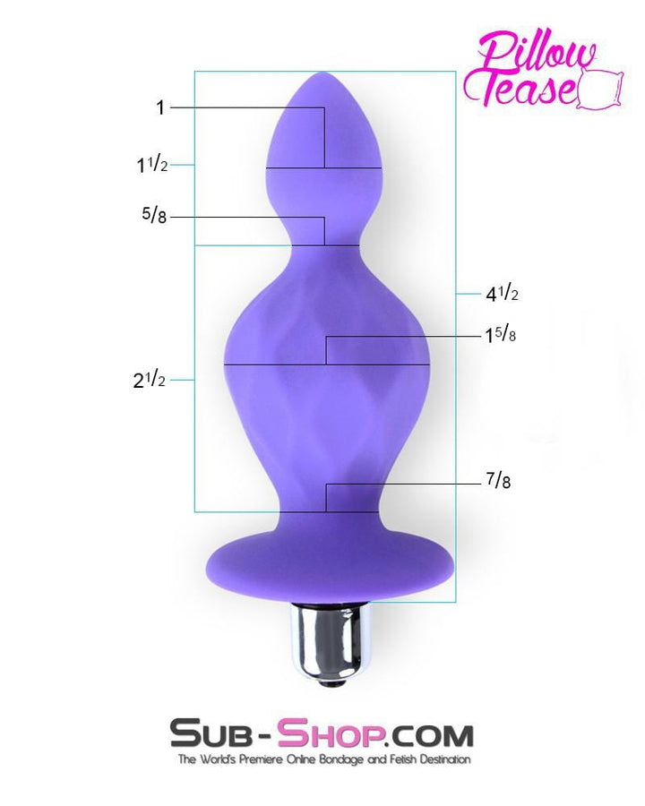 0410E      Purple Genie Bottle Large Vibrating Butt Plug - LAST CHANCE - Final Closeout! MEGA Deal   , Sub-Shop.com Bondage and Fetish Superstore