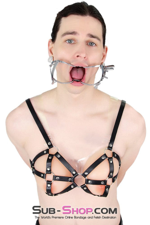 9897RS-SIS      Breast Cage Sissy Bondage Bra Sissy   , Sub-Shop.com Bondage and Fetish Superstore