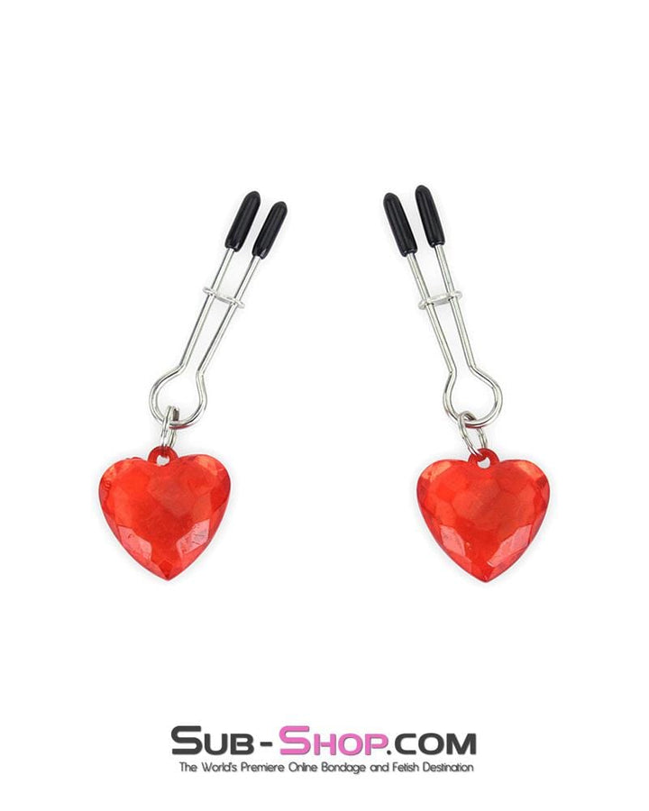 0518MQ      Heart's Desire Tweezer Nipple Clamps - MEGA Deal MEGA Deal   , Sub-Shop.com Bondage and Fetish Superstore