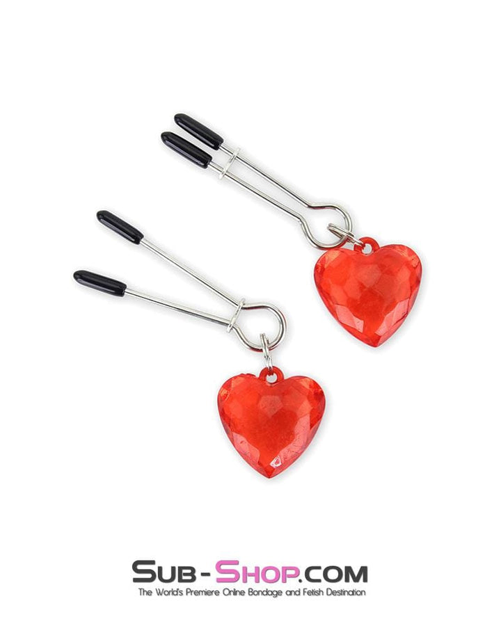 0518MQ      Heart's Desire Tweezer Nipple Clamps - MEGA Deal MEGA Deal   , Sub-Shop.com Bondage and Fetish Superstore