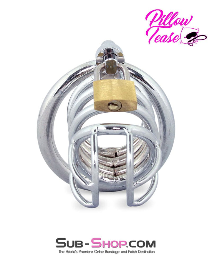 0677M      The Wave Stainless Steel Chastity Cage Chastity   , Sub-Shop.com Bondage and Fetish Superstore