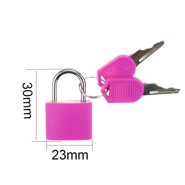 0777AE      Pretty in Pink Mini Pink Padlock Padlock   , Sub-Shop.com Bondage and Fetish Superstore